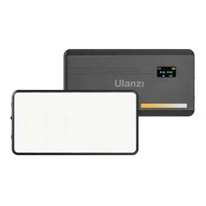 ULANZI VL200 Bi-Color LED Video Light, On-Camera Video Light, Type-C Rechargeable 5000mAh Mini Camera Light, 2500-9000K Ultra Bright Photo and Video Lighting, Fill Light, Potable Photography Lighting